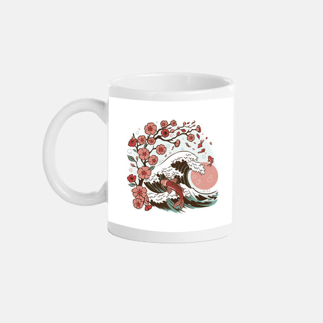 Japanese Anime Koi Flower-None-Mug-Drinkware-tobefonseca
