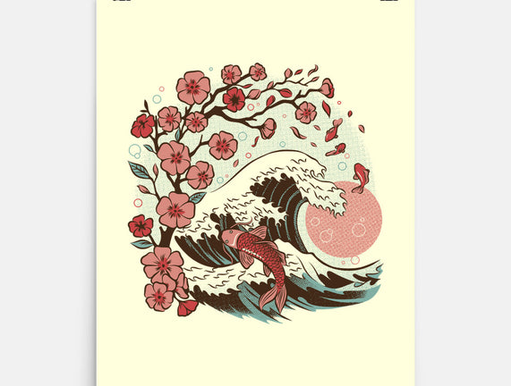 Japanese Anime Koi Flower