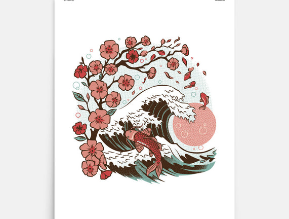 Japanese Anime Koi Flower