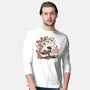 Japanese Anime Koi Flower-Mens-Long Sleeved-Tee-tobefonseca