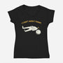 I Can't Adult Today Funny-Womens-V-Neck-Tee-tobefonseca