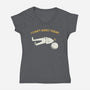 I Can't Adult Today Funny-Womens-V-Neck-Tee-tobefonseca