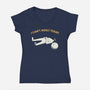I Can't Adult Today Funny-Womens-V-Neck-Tee-tobefonseca