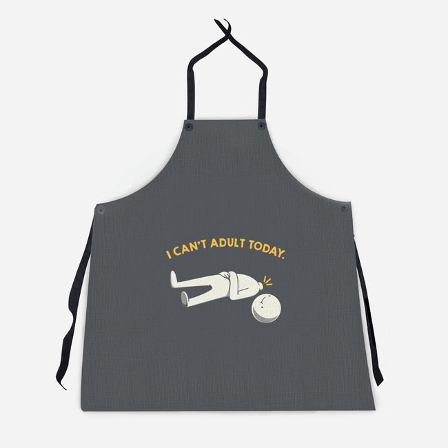 I Can't Adult Today Funny-Unisex-Kitchen-Apron-tobefonseca