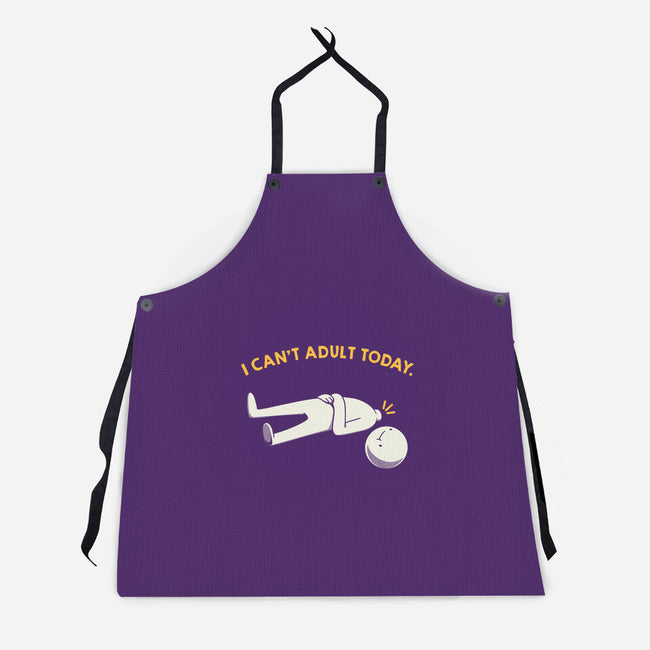 I Can't Adult Today Funny-Unisex-Kitchen-Apron-tobefonseca