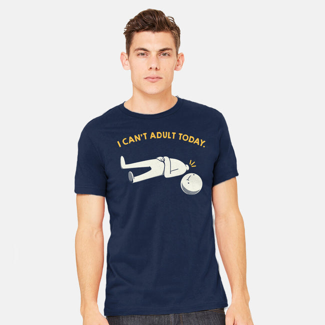 I Can't Adult Today Funny-Mens-Heavyweight-Tee-tobefonseca