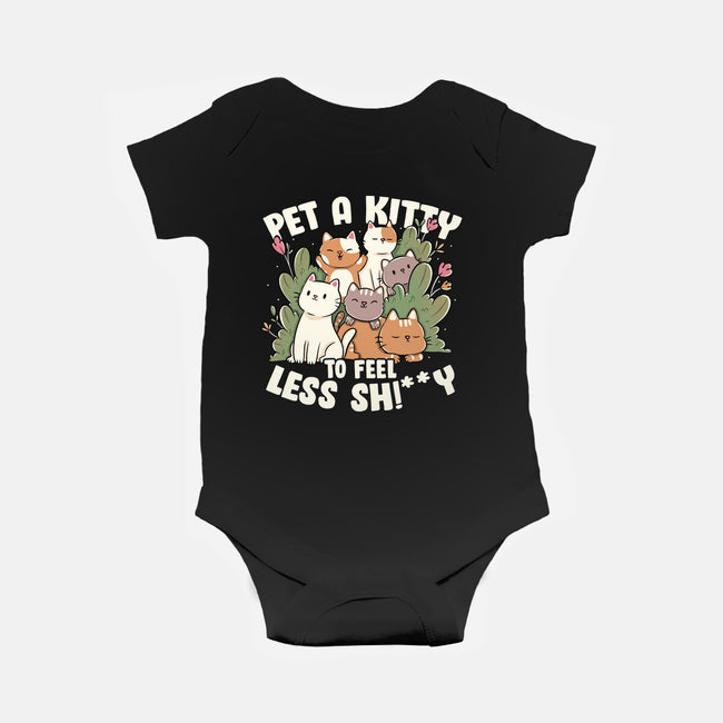 Pet A Kitty-Baby-Basic-Onesie-tobefonseca