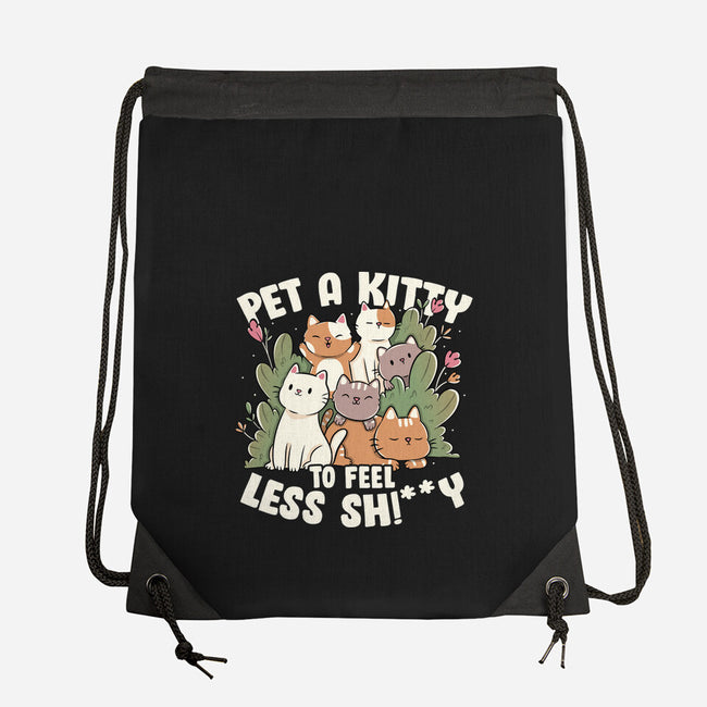 Pet A Kitty-None-Drawstring-Bag-tobefonseca