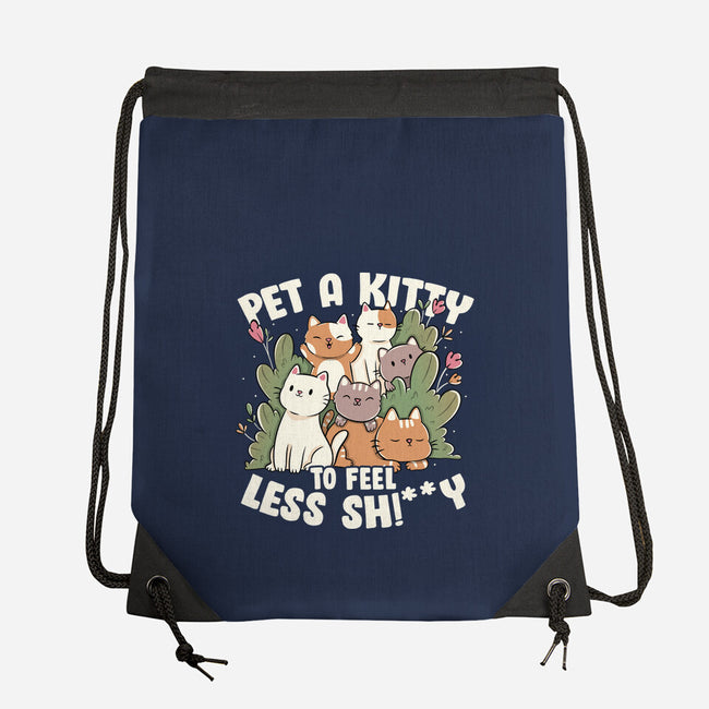 Pet A Kitty-None-Drawstring-Bag-tobefonseca
