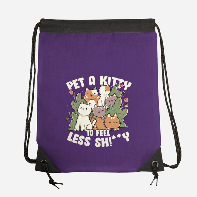 Pet A Kitty-None-Drawstring-Bag-tobefonseca