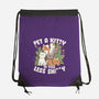 Pet A Kitty-None-Drawstring-Bag-tobefonseca