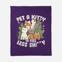 Pet A Kitty-None-Fleece-Blanket-tobefonseca