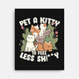 Pet A Kitty-None-Stretched-Canvas-tobefonseca
