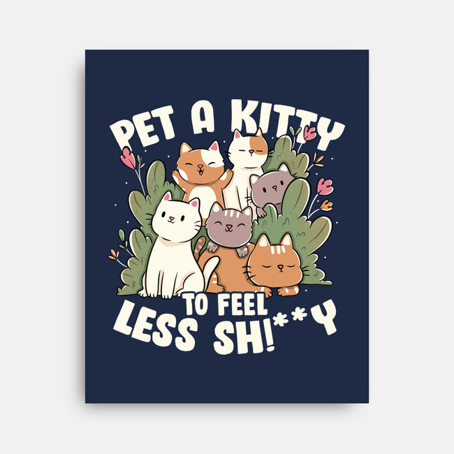 Pet A Kitty-None-Stretched-Canvas-tobefonseca