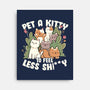 Pet A Kitty-None-Stretched-Canvas-tobefonseca