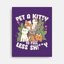 Pet A Kitty-None-Stretched-Canvas-tobefonseca