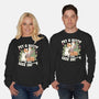Pet A Kitty-Unisex-Crew Neck-Sweatshirt-tobefonseca