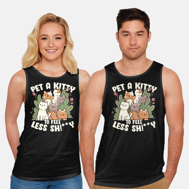Pet A Kitty-Unisex-Basic-Tank-tobefonseca