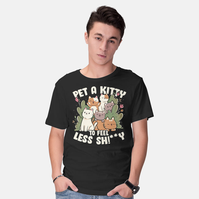 Pet A Kitty-Mens-Basic-Tee-tobefonseca
