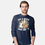 Pet A Kitty-Mens-Long Sleeved-Tee-tobefonseca