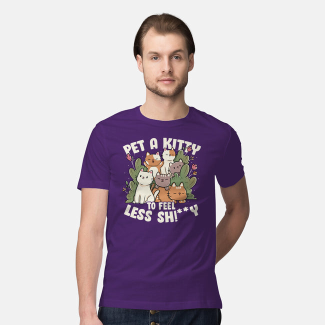 Pet A Kitty-Mens-Premium-Tee-tobefonseca