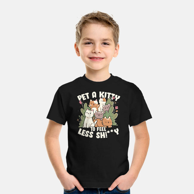 Pet A Kitty-Youth-Basic-Tee-tobefonseca