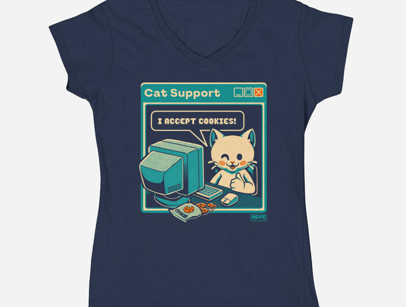 Tech Support I Accept Cookies Cat