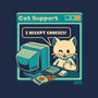 Tech Support I Accept Cookies Cat-None-Basic Tote-Bag-worlddominationforcats