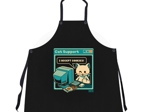 Tech Support I Accept Cookies Cat