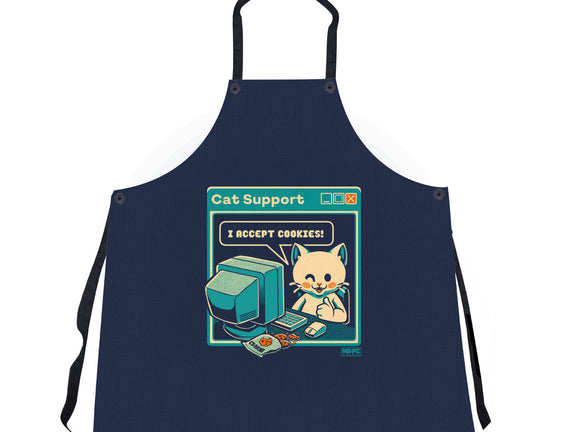 Tech Support I Accept Cookies Cat