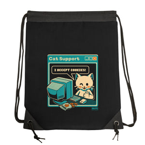 Tech Support I Accept Cookies Cat