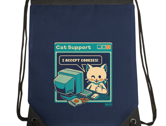 Tech Support I Accept Cookies Cat