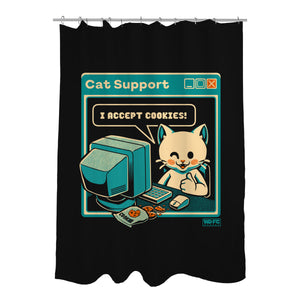 Tech Support I Accept Cookies Cat