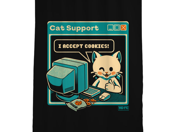 Tech Support I Accept Cookies Cat