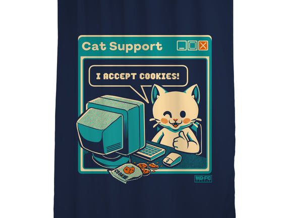 Tech Support I Accept Cookies Cat
