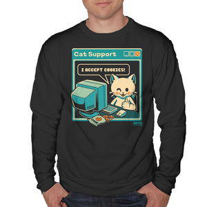 Tech Support I Accept Cookies Cat