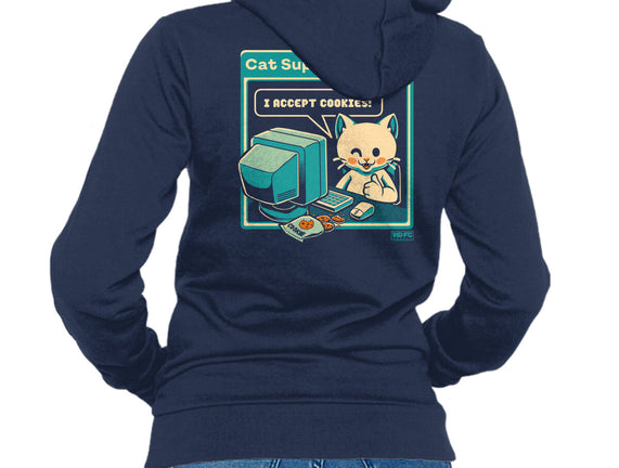Tech Support I Accept Cookies Cat
