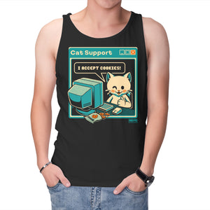 Tech Support I Accept Cookies Cat