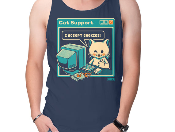 Tech Support I Accept Cookies Cat