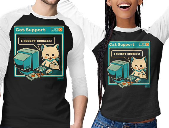 Tech Support I Accept Cookies Cat