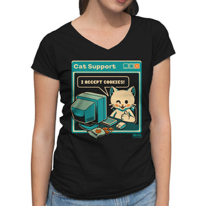 Tech Support I Accept Cookies Cat