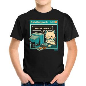 Tech Support I Accept Cookies Cat