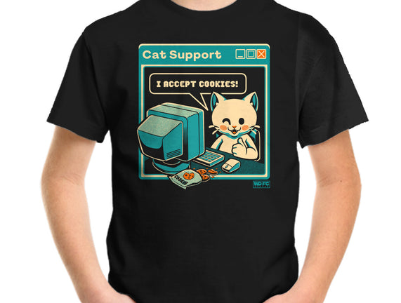 Tech Support I Accept Cookies Cat