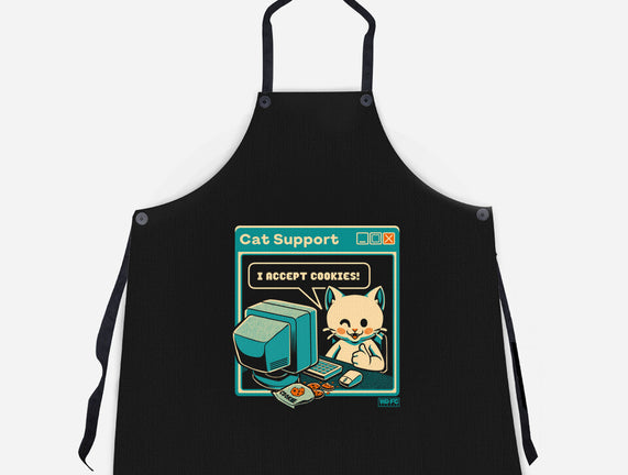 Tech Support I Accept Cookies Cat