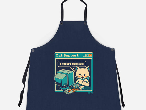 Tech Support I Accept Cookies Cat