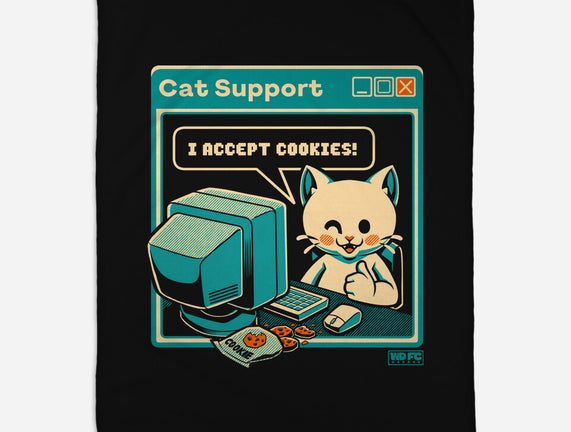 Tech Support I Accept Cookies Cat