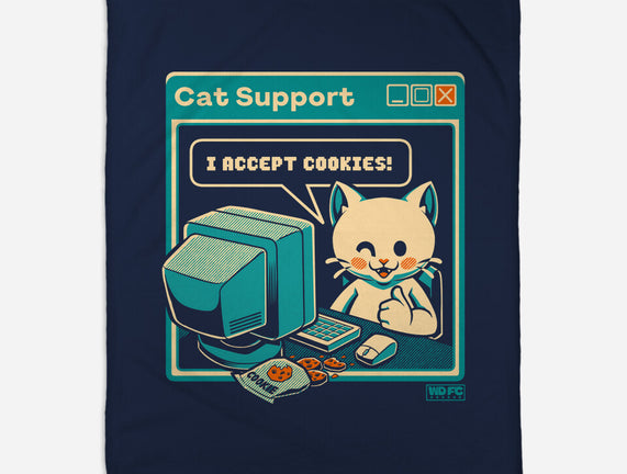 Tech Support I Accept Cookies Cat