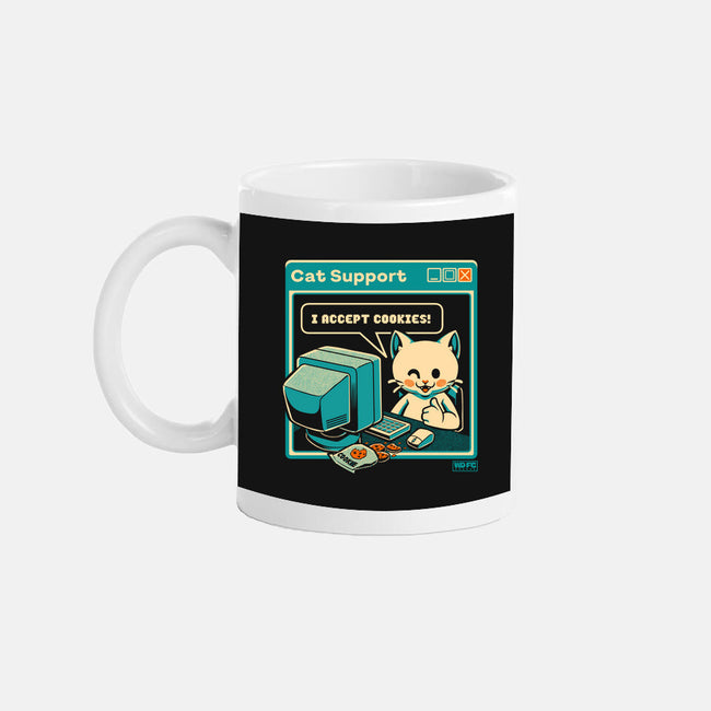 Tech Support I Accept Cookies Cat-None-Mug-Drinkware-worlddominationforcats