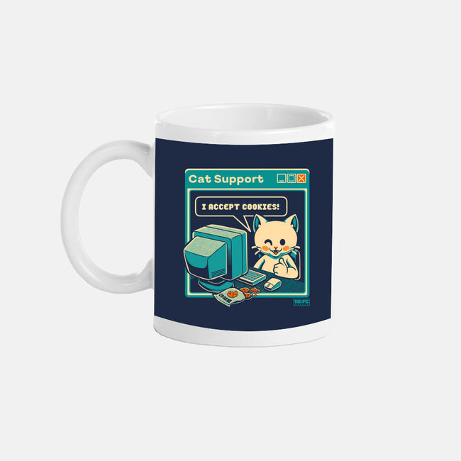 Tech Support I Accept Cookies Cat-None-Mug-Drinkware-worlddominationforcats