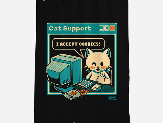 Tech Support I Accept Cookies Cat
